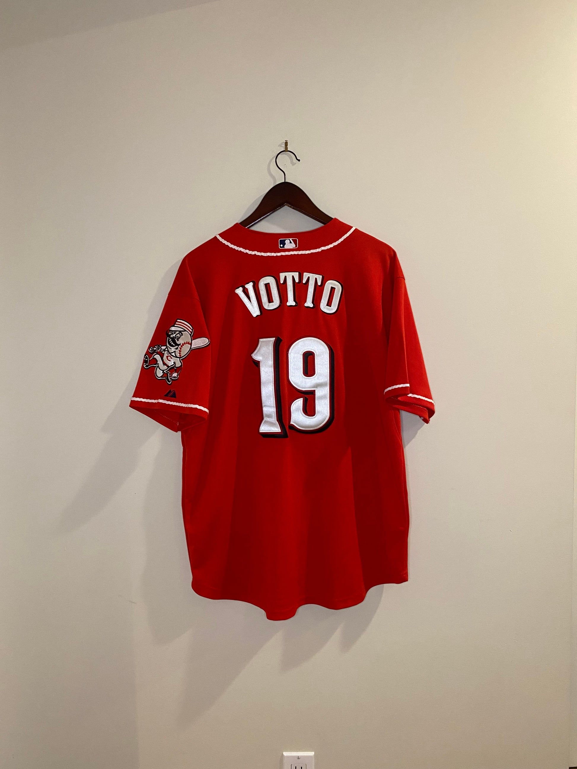 Majestic, Shirts, Authentic Limited Edition Joey Votto Cincinnati Reds  Jersey