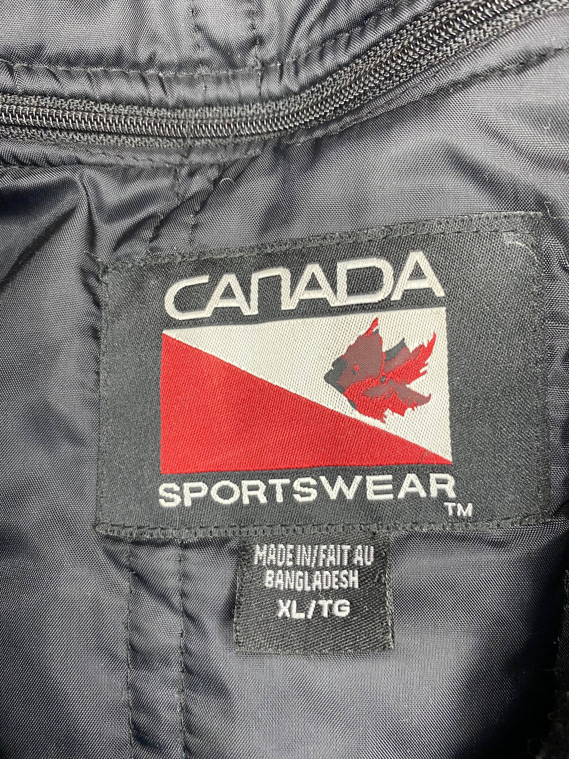 Bulldogs Football x Canada Sportswear x Leather Varsity Button Up